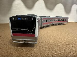 プラレール JR東日本E233系 京葉線 ３両 中古レア 清掃・動作確認済 送料安230円～ 同梱可・翌日発送！ タカラトミー