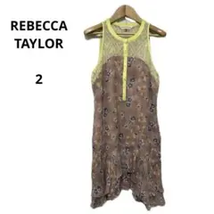 美品 REBECCA TAYLOR レベッカテイラー ワンピース シルク 2