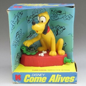 ディズニー　プルート　アクションTOY　亀　KOHNER社　1970～1980年代前半　香港製