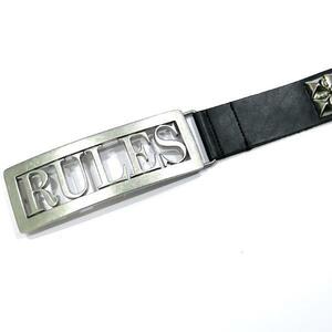 WTAPS ダブルタップス 17SS STUDS BELT/BELT.LEATHER. COW 171RCDT-AC01 スタッズ ベルト ブラック