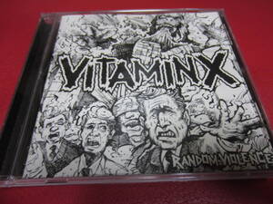 VITAMIN X / RANDOM VIOLENCE 来日企画盤★HARDCORE★GOOD LUCK RECORDS★ビタミンX/オランダ/THRASH/ファストコア/Bandana thrash