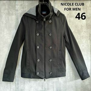 ニコル　NICOLE CLUB FOR MEN ブルゾン　サイズ46 黒