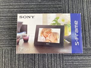 ★SONY ソニー デジタルフォトフレーム ブラック DPF-D70 箱 説明書 通電確認済 ダイレクトカードスロット S-Frame ACアダプター リモコン