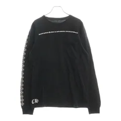 CHROME HEARTS (クロムハーツ) Hollywood Scripts Pocket LS Tee ハリウッド ロゴ ポケット ロンT カットソー ブラック