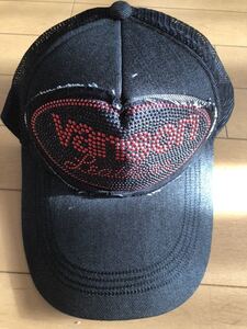 バンソン VANSON ラインストーンロゴ 赤ロゴ メッシュキャップ スタッズキャップ 新品 未使用 即決