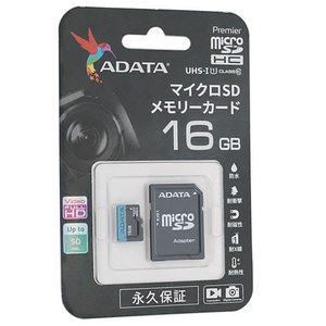 【ゆうパケット対応】ADATA microSDHCカード AUSDH16GUICL10RA1D 16GB [管理:1000025620]