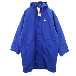 未使用 ナイキ 90s 00s 白タグ デッドストック 中綿コート L ブルー NIKE 裏ボア メンズ