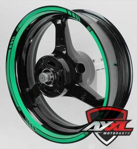 AxxL STD1-F 27色 リムステッカー H2 NINJA250R ER6 ゼファー NINJA650 NINJA400R ニンジャ ZR7 Z750 GPZ750 Dトラッカー バリオス ZXR