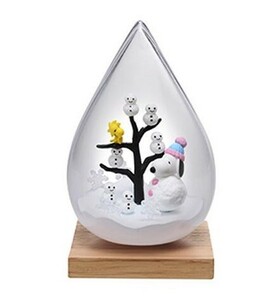 ウッドストック＆スヌーピー フィギュア re-ment SNOOPY WEATHER terrarium お天気に合わせた形のケースが可愛い！ スヌーピーオーナメント