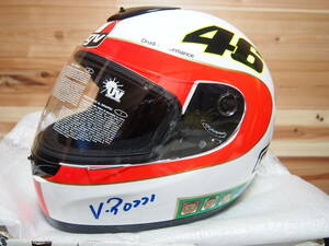 希少 レア AGV　Ｋ－ＳＥＲＩＥＳ Ｅ２２０５　ＴＯＰ　ＲＯＳＳ　ＲＯＳＳＩ　ＩＣＯＮ　サイズ L ヘルメット ロッシ 未使用保管品　蔵