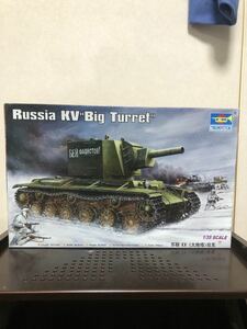 233 未組立 トランペッター 1/35 ソビエト軍 KV-2 重戦車 先行量産型 大砲塔 ビッグタレット 00311 プラモデル 戦車 ギガント