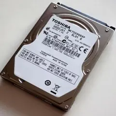 HDD 750GB 2.5インチ SATA 東芝MK7559GSXP