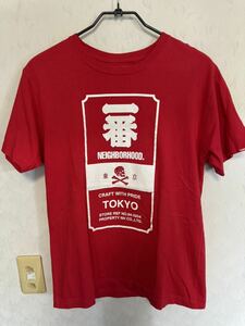 ネイバーフッド NEIGHBORHOOD 一番tee Tシャツ レッド Mサイズ　半袖