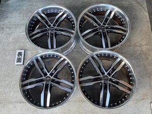 【KBT】AME SHALLEN XF-55 シャレン 2本20×8.5J+35 2本20×9.5J+35 PCD114.3 5穴 深リム アルミホイール　20インチ　