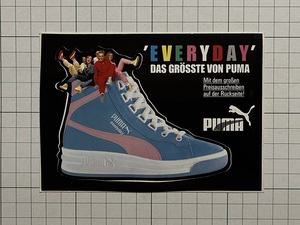 【PUMA】古いプーマのステッカー：1970~1990年代 スニーカー ドイツ ビンテージ 非売品 デッドストック カスタム BEAMS ビームス +Eg