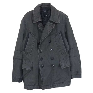 G-STAR ジースター CORRECTLINE by P-COAT 裏地キルティング Pコート ジャケット グレー系 M【中古】