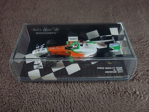 ◆◇1,008台限定 ミニチャンプス 1/43 フォースインディア F1 ショーカー 2011 A.SUTIL◇◆