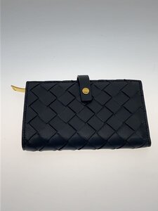 BOTTEGA VENETA◆2つ折り財布/レザー/BLK/無地/メンズ/609070-VCPP3/8648