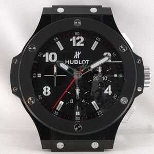 ウブロ　ビッグ・バン ウォールクロック　WALL0030K　クォーツ　ブラック　HUBLOT　掛け時計　中古　◆3114/高洲店