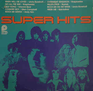 VA / Super Hits LP 1978 カナダ盤 Folk Rock, Power Pop, AOR, Bubblegum, Country