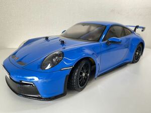 ★タミヤ★ポルシェ★９１１★ＧＴ３★９９２★組立済★フルセット★中古★送料無料★フルベア★サンワプロポ付★ヨコモバッテリー付★