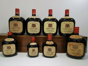 8本セット サントリー オールド 180-760ml 43% SUNTORY OLD 国産 特級 (従価) 未開栓 古酒 発送先広島県限定 1円スタート/6-12-16