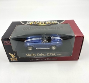 M) 未開封品 シェルビー コブラ 427 S/C 1964 Shelby Cobra ダイキャストミニカー ブルー1/43 保管品