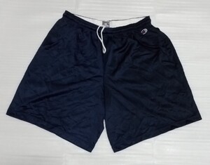 ☆Champion ショート短パンツ半ハーフ ズボン サイズXL(ASIA 2XL)アメリカンAUTHENTICウェア スポーツ ブランド チャンピオン 紺色ネイビー