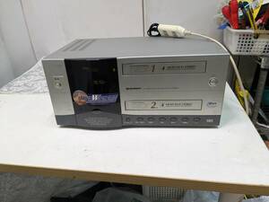 【中古】大阪引取歓迎　シントム　ビデオカセットレコーダー　DDV8000　Hi-Fi ダブルVHSデッキ　ダビング　アナログ　ダブロク【KTIM129】