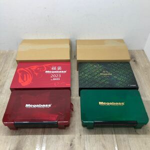 192 D / 1円〜 釣り Megabass for BASS 福袋 2023 2024 ルアースタンド フィールドワレット ポーチ メガバス 中古 未使用《ルアー欠品》