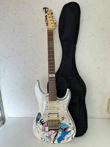 AK8281●FERNANDES フェルナンデス エレキギター ソフトケース付き　現状渡し　動作未確認　ジャンク品