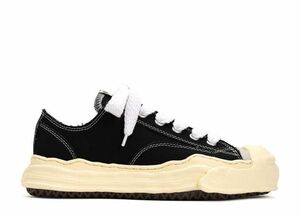 Maison MIHARA YASUHIRO HANK VL OG Sole Canvas Low-top Sneaker "Black" 28cm A09FW734-BLACK