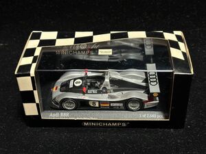 ミニチャンプス 1/43 Audi R8R Le Mans 24 hrs 1999 Biela/pirro/Theys 1 of 2,640 pcs. アウディ レーシングカー