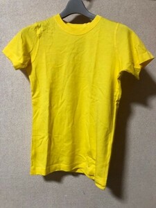【有名メーカー】　半袖Tシャツ　新品未使用　イエロー　Sサイズ