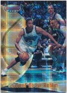 ☆ Shareef Abdur-Rahim NBA 1997-98 Bowman