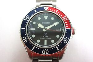 ★ SEIKO セイコー ペプシベゼル PROSPEX プロスペックス SBDJ053 V157-0DP0 ソーラー 回転ベゼル 腕時計 ★美品