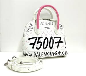 BALENCIAGA バレンシアガ 2way ヴィルトップハンドル XXS ハンド ショルダー バッグ 550646