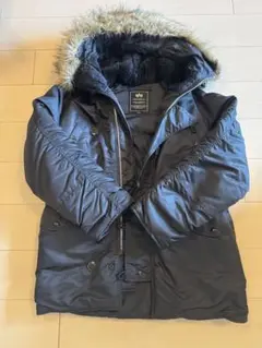 N-3B ALPHA INDUSTRIES ブラック ジャケット S