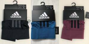 Lサイズ　3色セット　 ADIDAS ボクサーパンツ ボクサーブリーフ 前とじ メンズ