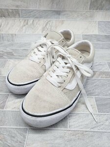 ◇ VANS ヴァンズ オールドスクール v36cf スニーカー シューズ サイズ23.0 ベージュ レディース P