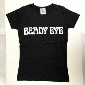 BEADY EYE JAPAN TOUR 2011 Tシャツ レディース Sサイズ 黒 ★ ビーディ・アイ リアム・ギャラガー Liam Gallagher OASIS オアシス T-SHIRT