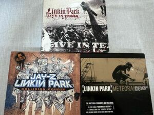 LINKIN PARKリンキンパーク LIVE&オリジナルアルバムCD3枚セット METEORA/LIVE IN TEXAS/COLLISION COURSE