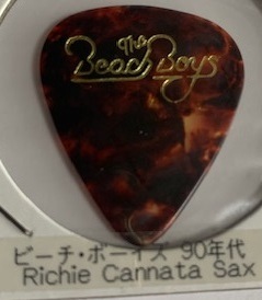 ビーチボーイズ the beach boys リッチー・カナタ Richie Cannata sax サックス ギター ピック 送料無料 ブライアン・ウィルソン