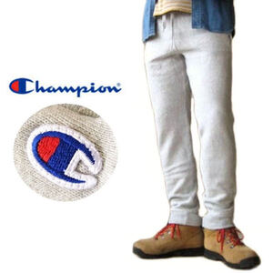 チャンピオン/Champion【リバースウィーブスウェットパンツ・タイトフィット】C3-Q215　オートミール　XLサイズ