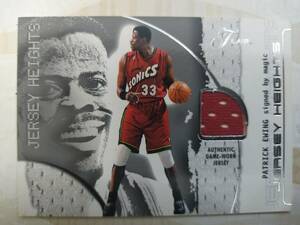 】Fleer 2001-02 Flair】Patrick Ewing●Game-worn Jersey