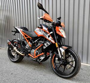 大阪 走行11055K KTM デューク 250 duke ABS 社外マフラー バイク買取り バイク下取り OK （検）YZF CBR ニンジャ Z250 ジクサー