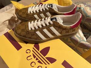 未使用　ガゼル　adidasxGUCCI 26cm グッチ　アディダス　Gazelle 