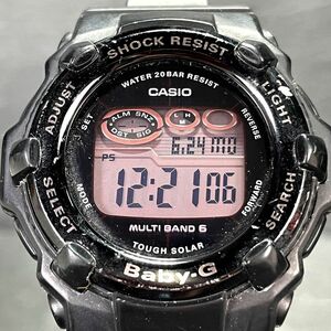 CASIO カシオ Baby-G ベビージー BGR-3000UCB-1 腕時計 デジタル タフソーラー 電波ソーラー 多機能 カレンダー ブラック 動作確認済