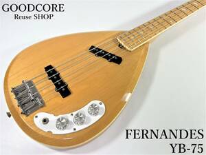 FERNANDES フェルナンデス YB-75 矢沢永吉 キャロル シグネイチャーモデル エレキベース 純正ハードケース付属●R111437