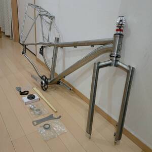 超希少！ SALSA チタンファットバイク MUKLUK Ti チタンフォーク DEMONCHAUX デモーショ サルサ マクラク FAT HOPE TITANIUM TITAN SURLY